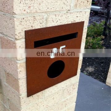 Natural Rustic Metal Door Number Plates and Wall Letters