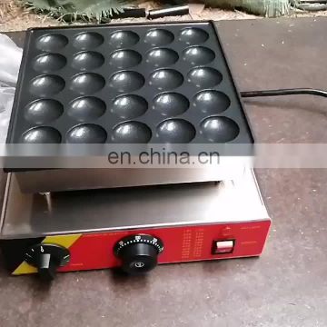 Commercial heart shape pancake maker machine with mini poffertjes grills