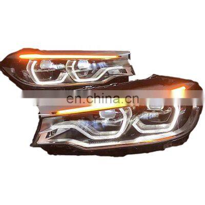 upgrade to full LED headlamp headlight with Follow-up function for BMW 5 series G38 HID Xenon head lamp head light 2018-2020