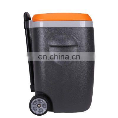 camping fishing outdoor modern beer hiking plastic vaccine cooler drinks camping cooler box with wheels