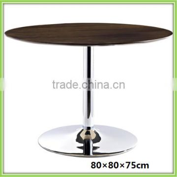 New Fashion MDF Round Brown Table