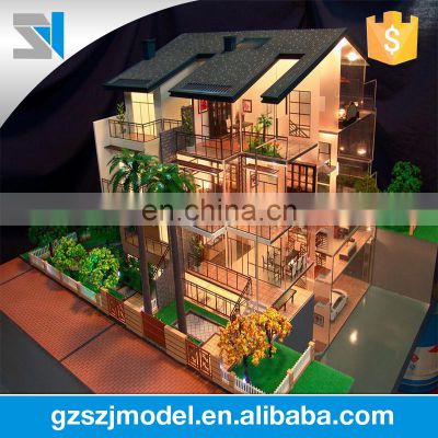 Villa Scale Model/ House Model With LED Lights