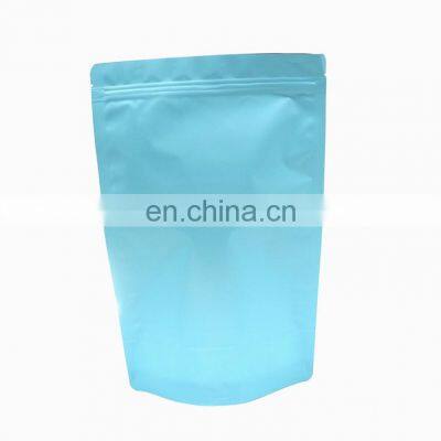 Customized matte print plastic ziplock makeup cotton packaging bags