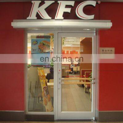 Attractive Aluminum KFC Door Shop Front Door