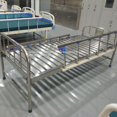 Stainless Steel Flat Hospital Bed
