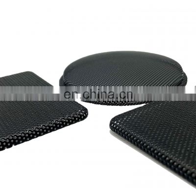 Black Perforated Metal Mesh Panel For Metal Sound Cover Mesh Grille High safety performance