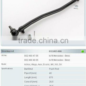 truck parts steering rod 0024604705 FOR benz