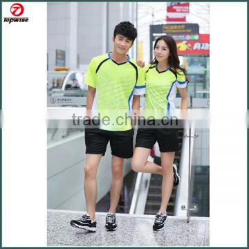 Top quality best selling wholesale badminton jersey new design track suit badminton uniform