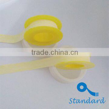 12mm yellow thread sealing ptfe tape for water gas pipe