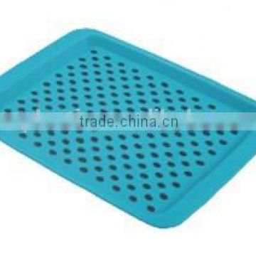 High quality colorful double non slip plastic rectangle serving tray                        
                                                Quality Choice