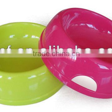 hot sale recycled plastic standing dog bowls