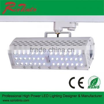 White/Black Dimmable Led Track Light 30w 50w 3-wire track light housing