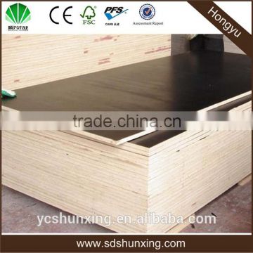 Hong yu Brown high quality waterproof building template plywood