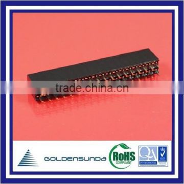 2.54mm Pitch PCB Board to Board Female Header Connector 4 ~ 80 Pin Available
