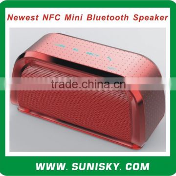 SS8124 Newest bluetooth wireless speaker box with NFC function