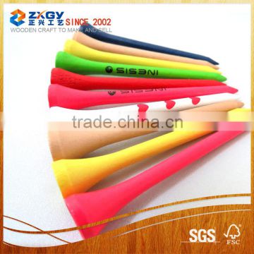 Colorful Wooden Golf Tee