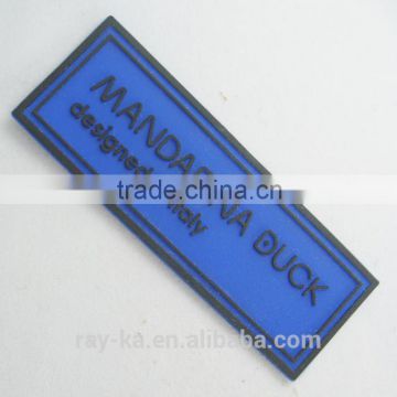 embossing rubber label