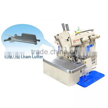 3 Ways Pneumatic Suction Chain Cutter Device With JUK over-lock Machine