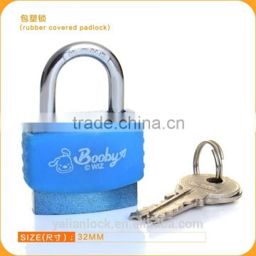 China Suppliers Top Quality Rubber Cover Aluminum Padlock ABS Lock
