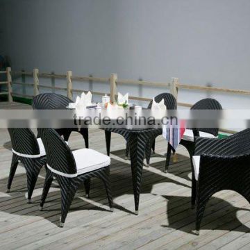 Used outdoor sofa rattan dining set