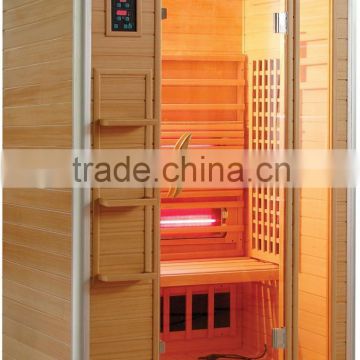 Wooden far infrared sauna room/indoor sauna steam room /infrared spa sauna room manufacturer