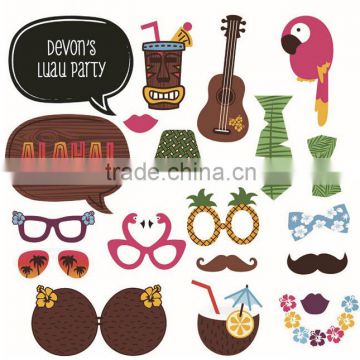 2016 Newest IN STOCK for Birthday Party -20PCS /set Fashion sandbeach Party Photo Booth Props
