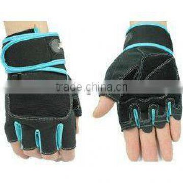 leather fitness gym fitnees gloves