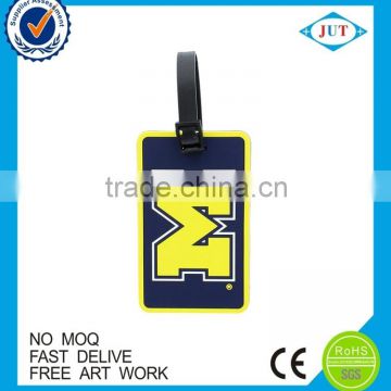 eco-friendly promotional Travel Soft PVC rubber Luggage Tag
