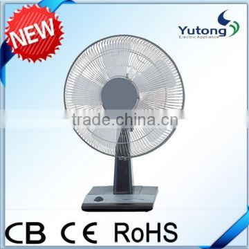 16" reasonable price table fan with square base for Bangladesh