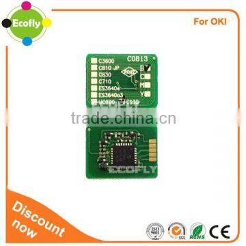 Toner chip for OKI C910 930 toner cartridge code 44036040 44036039 44036038 44036037