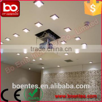 Retractable Projector Motorized Security Mounting Lift with Ceiling Hidden Plate for Other Presentation Equipment