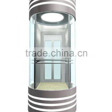 All glass square type Elevator with low cost