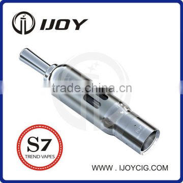 Air flow adjustable,big vapor,double coil, no leakage,electronic cigarette price (IJOY S7 atomizer)