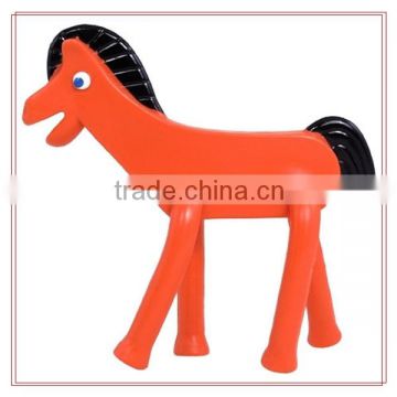Custom pvc horse design plastic bendable toys can be provided free sample/OEM&ODM factory price animal design bendable toys