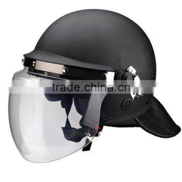 PC and ABS material Police safety Riot helmet