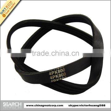 4pk800 chinese top quality rubber poly v belt for Toyota