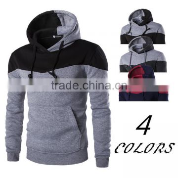 Mens custom printed sports eap black hoodies