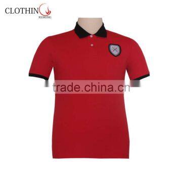 2017 fashion oem polo shirt with embroidery logo