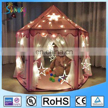 Pink Children Princess Castle Tent Kids Playing House