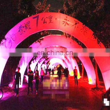 colorful lighting decoration Inflatable Arches for event