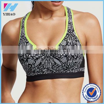 Wholesale sports bra 2016 popular fitness Yoga paded bra for women