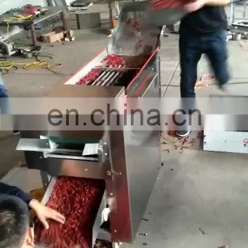 2019 300-500 kg Pepper slicer Food Factory Special Use Chili deep processing machine cutter size 1mm-60mm can be customized