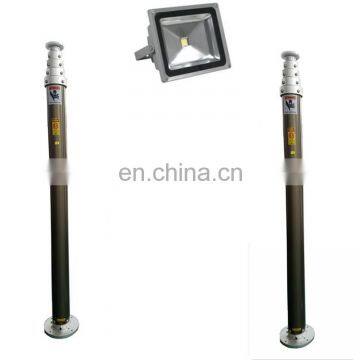 7m Led lighting tower pneumatic light pole telescoping light mast