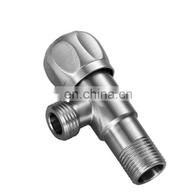 3 way angle valve one inlet two outlet SS toilet angle valve