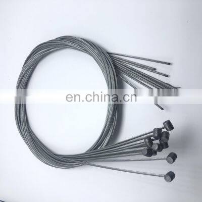 China manufacturer control steel wire rope price bike cables parts brake wire inner material motorcycle clutch inner wire 1*19