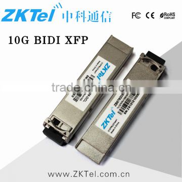 BIDI XFP 10Gbps 1270nm/1330nm LC Transceiver 80Km CT Optical Module