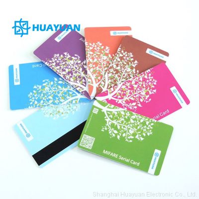 Custom Logo Printed Laser Number 13.56MHz PVC contactless smart  RFID Hotel Key Card