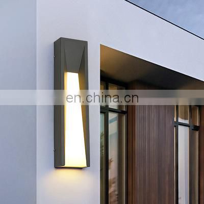 Wholesale Courtyard Decorative Exterior Wall Mounted Square Sconces Outdoor Up Down Wall Light