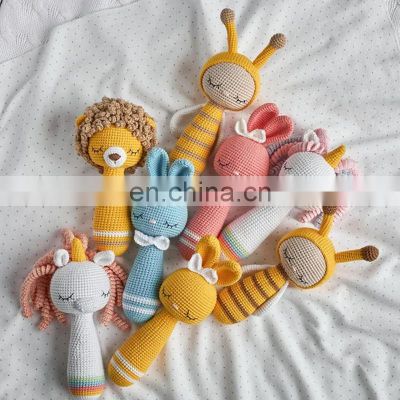Cheap Wholesale Crochet rattle Set of 4 patterns Handmade Kid's Toy Vietnam Supplier Cheap Wholesale