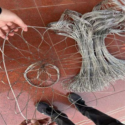 Courtyard anti-falling thing net, stainless steel rope net, woven soft net high-rise anti-falling thing net, level rise brand